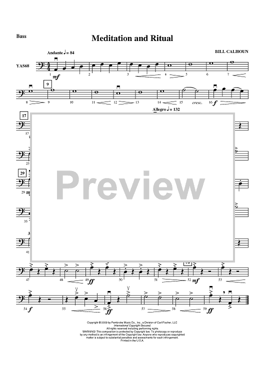 Meditation and Ritual - Bass