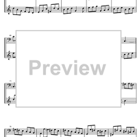Suite  2 a minor BWV 807 - Score