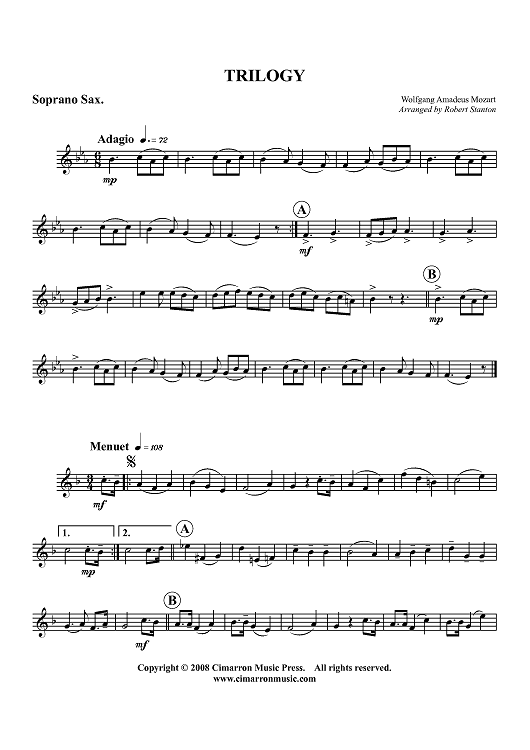 Trilogy - Soprano Sax