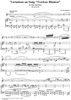 Variations on Trockne Blumen - Piano Score