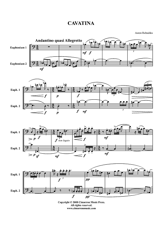 Cavatina, Op. 10