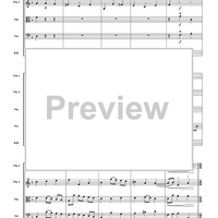 Overture and Bourrée from Il Pastor Fido - Score