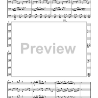 Serenade for Cello Quartet - Score