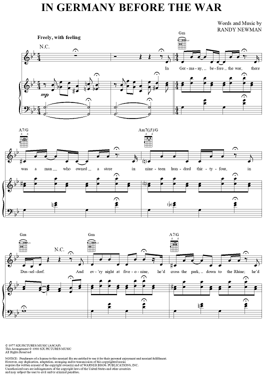 In Germany Before the War