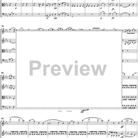 String Quartet No. 10 in E-flat Major, Op. posth. 125, No. 1 - Score