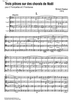 3 pièces sur des chorals de Noël - Score