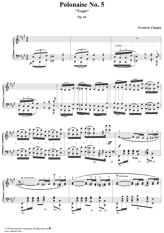 Polonaise No. 5 in F-sharp Minor, Op. 44 (