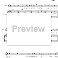 3 Wedding Songs - Score