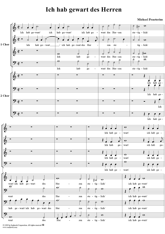 Ich hab gewart des Herren