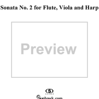 Sonata No. 2 for Flute, Viola and Harp - Viola