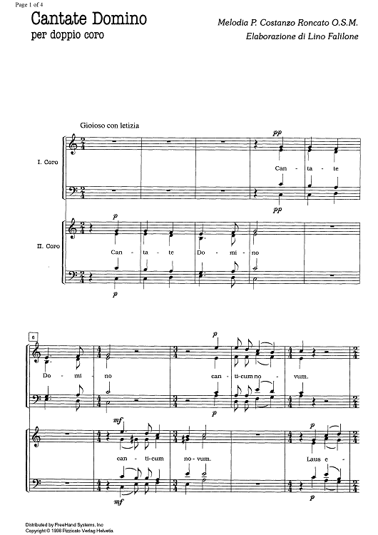 Cantate Domino