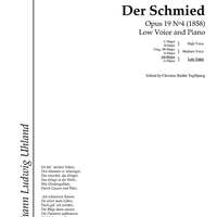 Der Schmied Op.19 No. 4