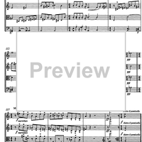 Quartetto No. 3 Romantico - Score