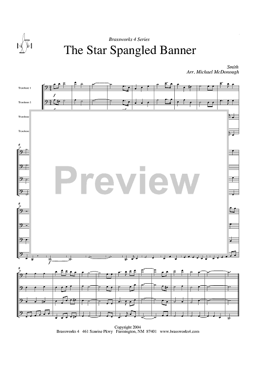 The Star-Spangled Banner - Score