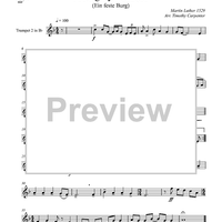 A Mighty Fortress - Trumpet 2 in B-flat