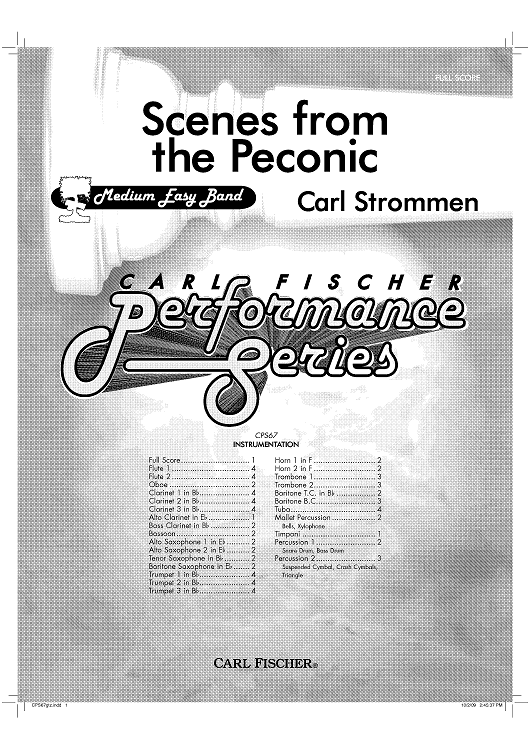 Scenes From The Peconic - Score