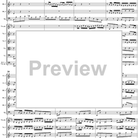 Brandenburg Concerto No. 1: Movement 1 - Score