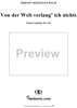 "Von der Welt verlang' ich nichts", Aria, No. 7 from Cantata No. 64: "Sehet, welch eine Liebe" - Violin