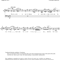 Have You Not Known? Have You Not Heard?