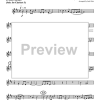 Way Down Yonder in New Orleans - Clarinet 3 in B-flat (op. Alto Cl.)