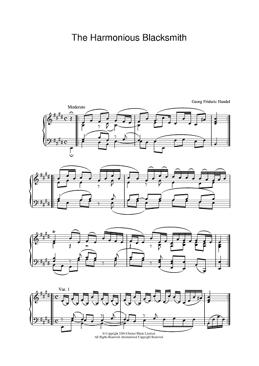 The Harmonious Blacksmith