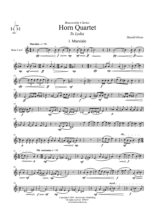 Horn Quartet - Horn 2 in F