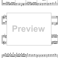 Suite  2 a minor BWV 807 - Score