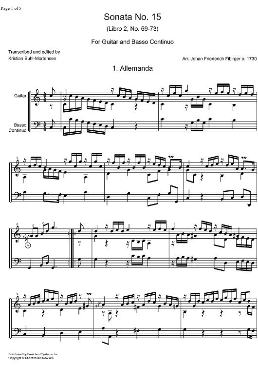 Sonata No.15 Libro  2 No.69-73