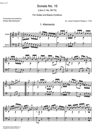 Sonata No.15 Libro  2 No.69-73