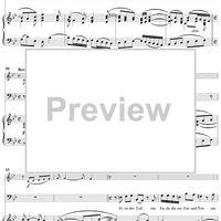 "Herr, nun lässest du deinen Diener", Aria, No. 2 from Cantata No. 83: "Erfreute Zeit im neuen Bunde" - Piano Score