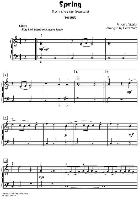 Spring (from The Four Seasons)