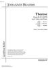 Therese Op.86 No. 1