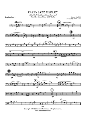 Early Jazz Medley - Euphonium 1