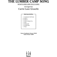 The Lumber Camp Song - Score