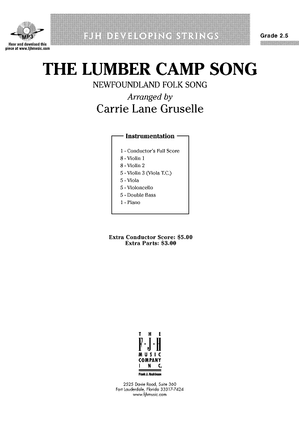 The Lumber Camp Song - Score