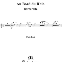 Au Bord du Rhin: Barcarolle - Flute