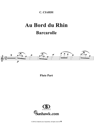 Au Bord du Rhin: Barcarolle - Flute