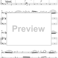 Cello Sonata No. 1 in B-flat Major, RV47 - Piano