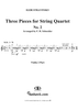 Three Pieces, No. 2 - Violin 2 - Violin 2