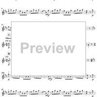 Violin Duet No. 5 in D Major from "Twelve Easy Duets", Op. 10 - Violin 1