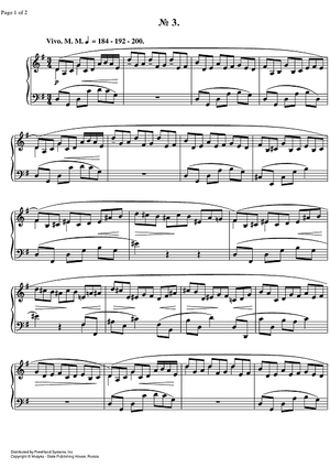 Prelude Op.11 No. 3