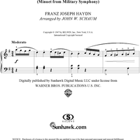 Haydn's Famous Pupils (Minuet from Military Symphony)