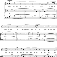 When the Lad for Longing Sighs