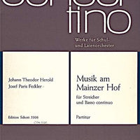 Musik am Mainzer Hof - Score