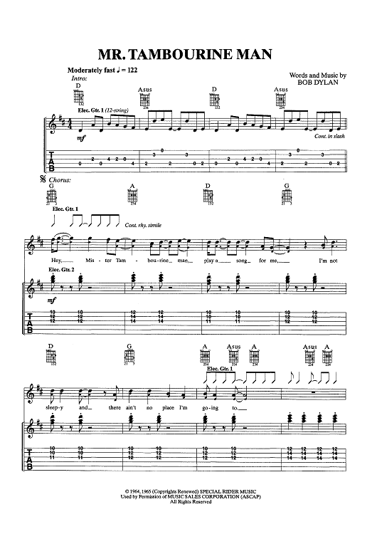 Mr. Tambourine Man