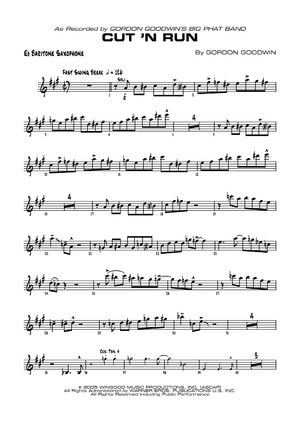 Cut 'n Run - E-flat Baritone Saxophone
