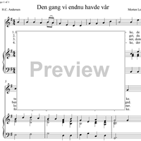 Den gang vi endnu havde vaar