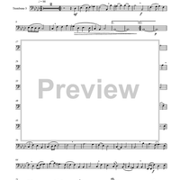 Two Madrigals, Vol. 9 - from Morley's "First Book of Madrigals to 4 Voices" (1594) - Trombone 3