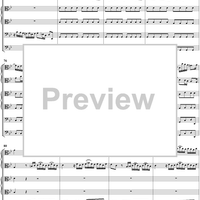 Brandenburg Concerto No. 6: Movement 1 - Score