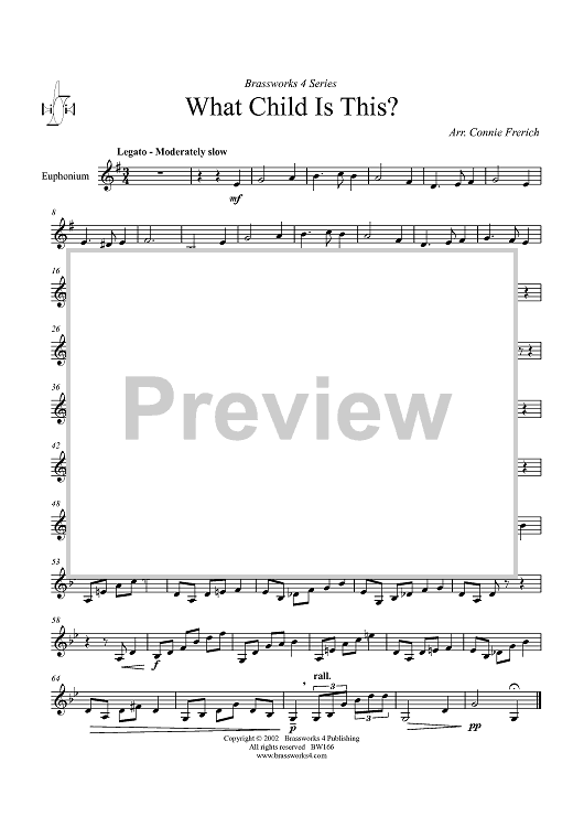 What Child is This? - Euphonium TC